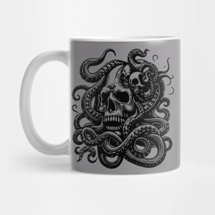 octopus skull Mug